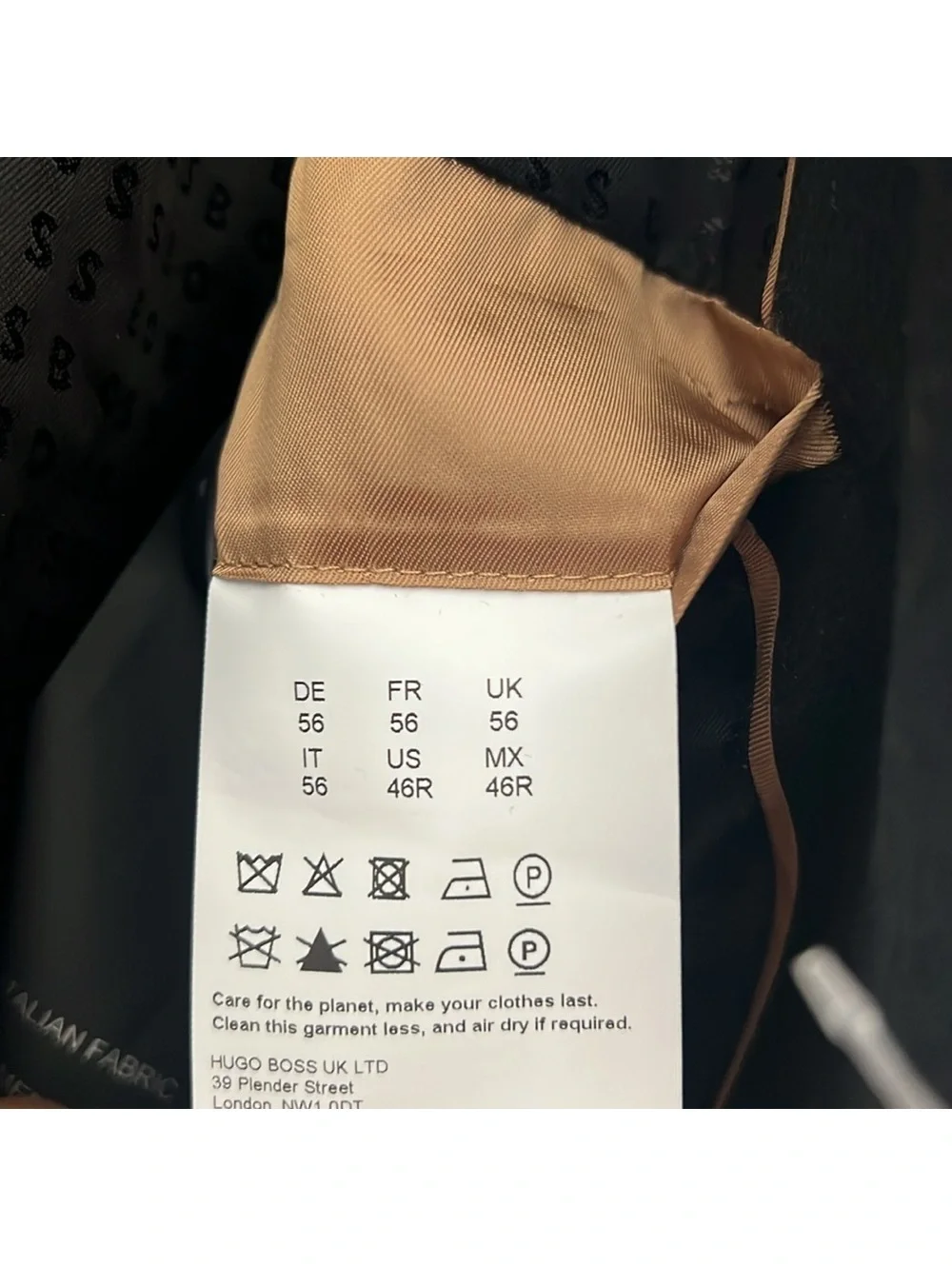 Boss cashmere wool